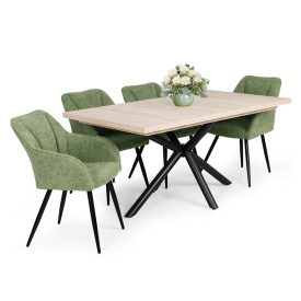 4 személyes kibővíthető étkező garnitúra T28062