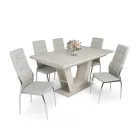 6 személyes kibővíthető étkező garnitúra T28119