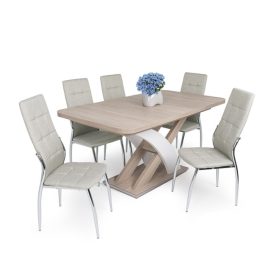 6 személyes kibővíthető étkező garnitúra T28121