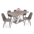 Te-DM favázas étkezőszék Világosbarna