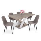 Te-DM favázas étkezőszék Szürke