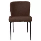 Fémvázas étkezőszék barna T28688