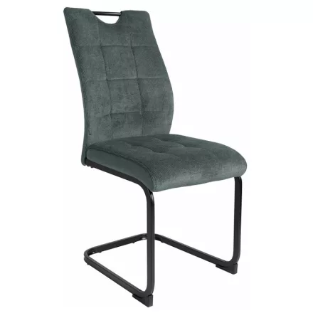 Fémvázas étkezőszék sötétszürke T28691
