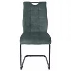 Fémvázas étkezőszék sötétszürke T28691