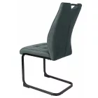 Fémvázas étkezőszék sötétszürke T28691