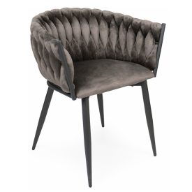 Fémvázas étkezőszék barna T28698