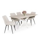 Fémvázas étkezőszék bézs T28699