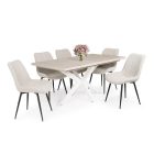 Fémvázas étkezőszék bézs T28699