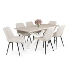 Fémvázas étkezőszék bézs T28699