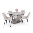 Fémvázas étkezőszék bézs T28699