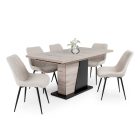 Fémvázas étkezőszék bézs T28699