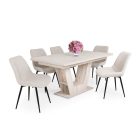 Fémvázas étkezőszék bézs T28699