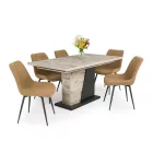 Fémvázas étkezőszék mustár T28700
