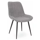 Fémvázas étkezőszék szürke T28702