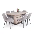 Fémvázas étkezőszék szürke T28702