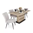 Fémvázas étkezőszék bézs T28704