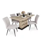 Fémvázas étkezőszék bézs T28704