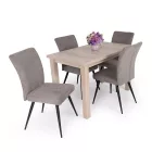Fémvázas étkezőszék barna T28705