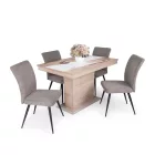 Fémvázas étkezőszék barna T28705