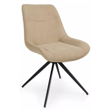 Fémvázas étkezőszék barna T28709