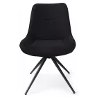 Fémvázas étkezőszék fekete T28711