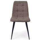 Fémvázas étkezőszék sötétbarna T28720