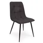 Fémvázas étkezőszék fekete T28721
