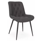 Fémvázas étkezőszék szürke T28723