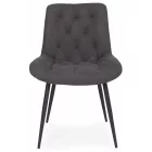 Fémvázas étkezőszék szürke T28723