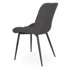 Fémvázas étkezőszék szürke T28723