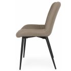 Fémvázas étkezőszék barna T28724