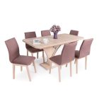 Favázas étkezőszék mályva T28732