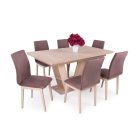 Favázas étkezőszék mályva T28732