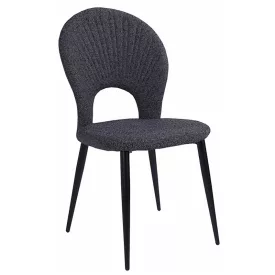 Fémvázas étkezőszék fekete T28739