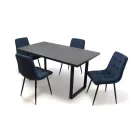 Fémvázas étkezőszék Kék T28755-2-6964