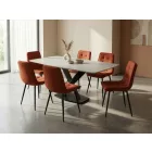 Fémvázas étkezőszék Terrakotta T28755-2-6966