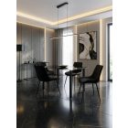 Fémvázas étkezőszék Fekete T28756-2-6967