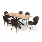 Fémvázas étkezőszék Barna T28757-2-6971