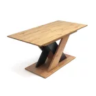 Fa asztallapos étkezőasztal 160 Artisan tölgy T28758-2-6974