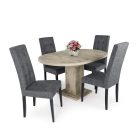 Nic-DM Favázas étkezőszék szürke