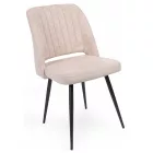 Fémvázas étkezőszék világosbarna T28772