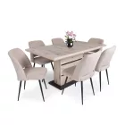 Od-DM Fémvázas étkezőszék világosbarna