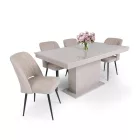 Od-DM Fémvázas étkezőszék világosbarna