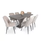 Od-DM Fémvázas étkezőszék világosbarna