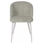 Fémvázas étkezőszék világosbarna T28776