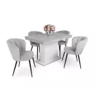 Se-DM Fémvázas étkezőszék világosszürke