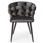 Fémvázas étkezőszék szürke T28782