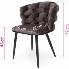 Son-DM Fémvázas étkezőszék szürke