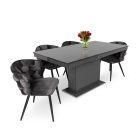 Son-DM Fémvázas étkezőszék szürke