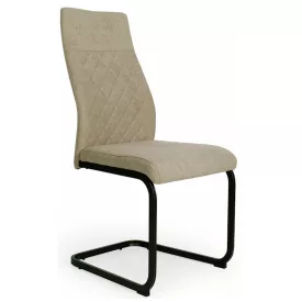 Fémvázas étkezőszék világosbarna T28785